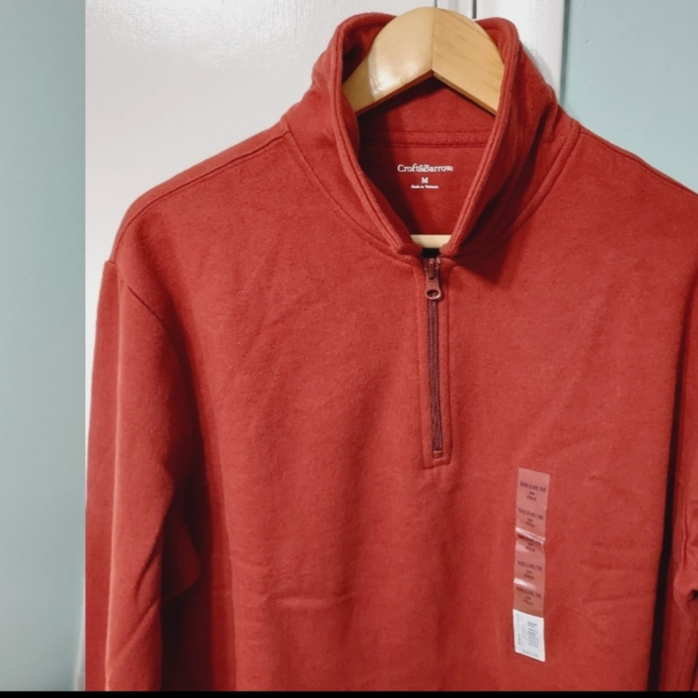 Croft & Barrow zip polo  - size Medium